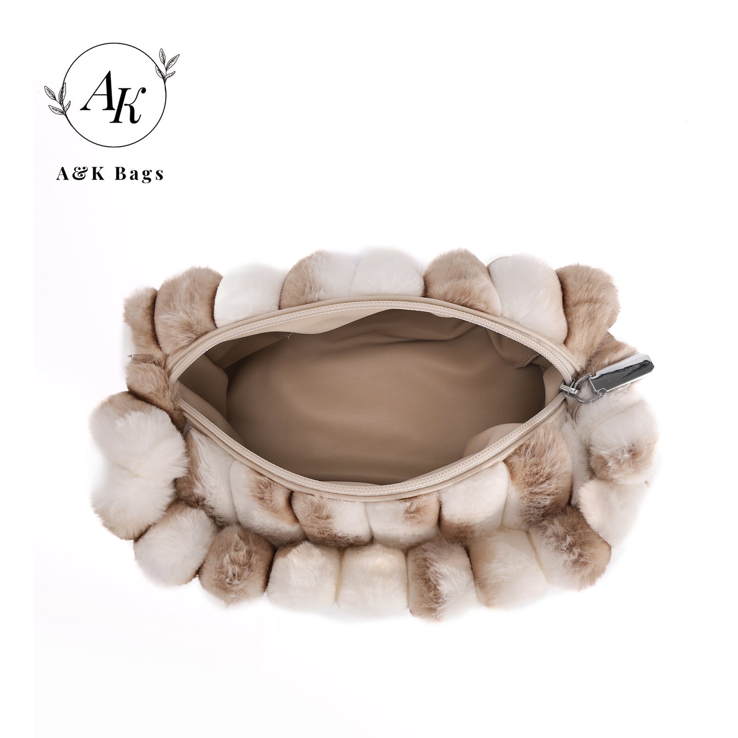 Winter Fluffy MINK Color Purse Freja