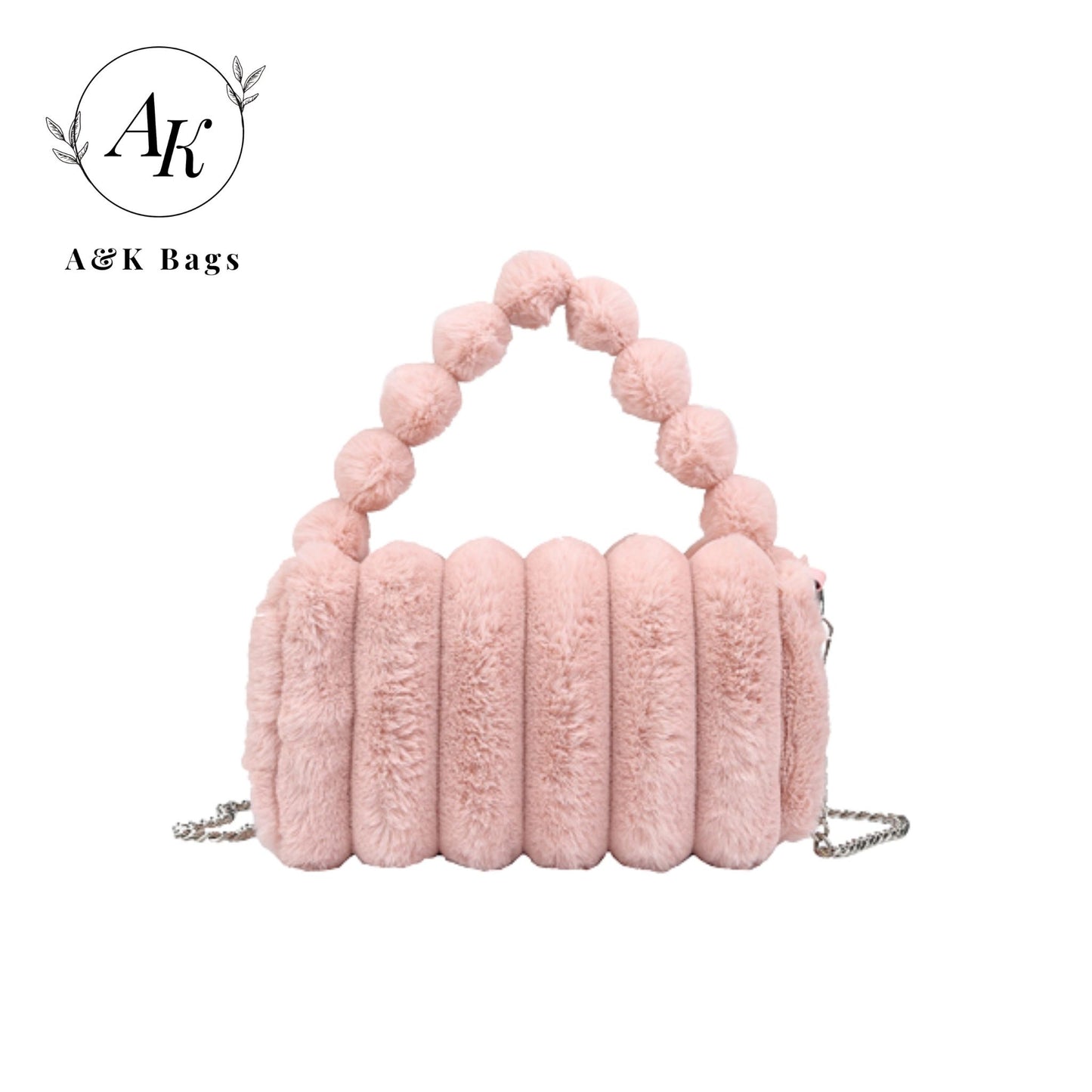Winter Fluffy MINK Color Purse Freja