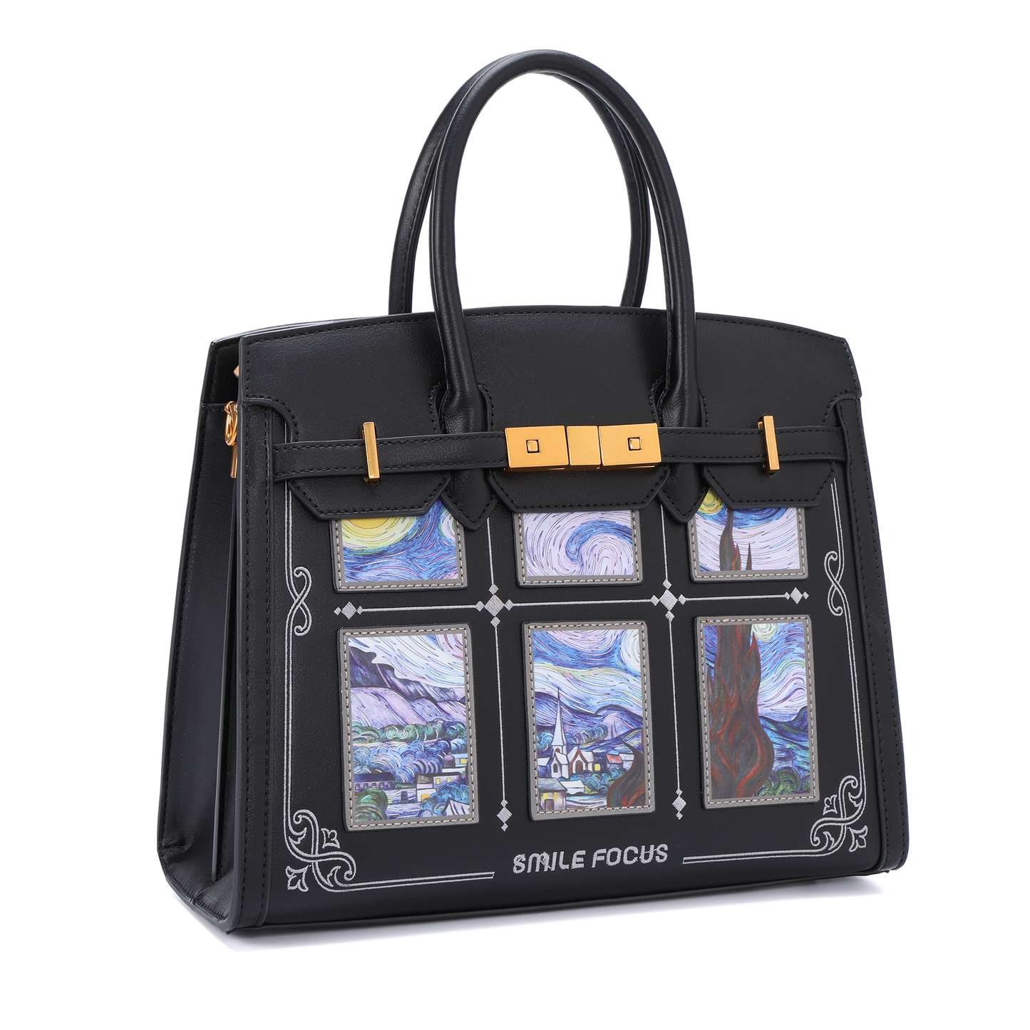 Art Inspired Design Crossbody Purse Practical Handbag