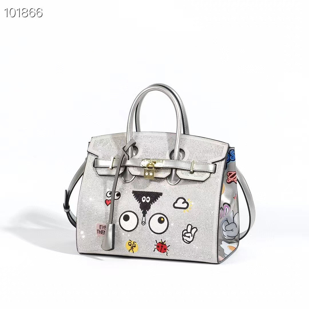 Bling Eye Buckle Tote