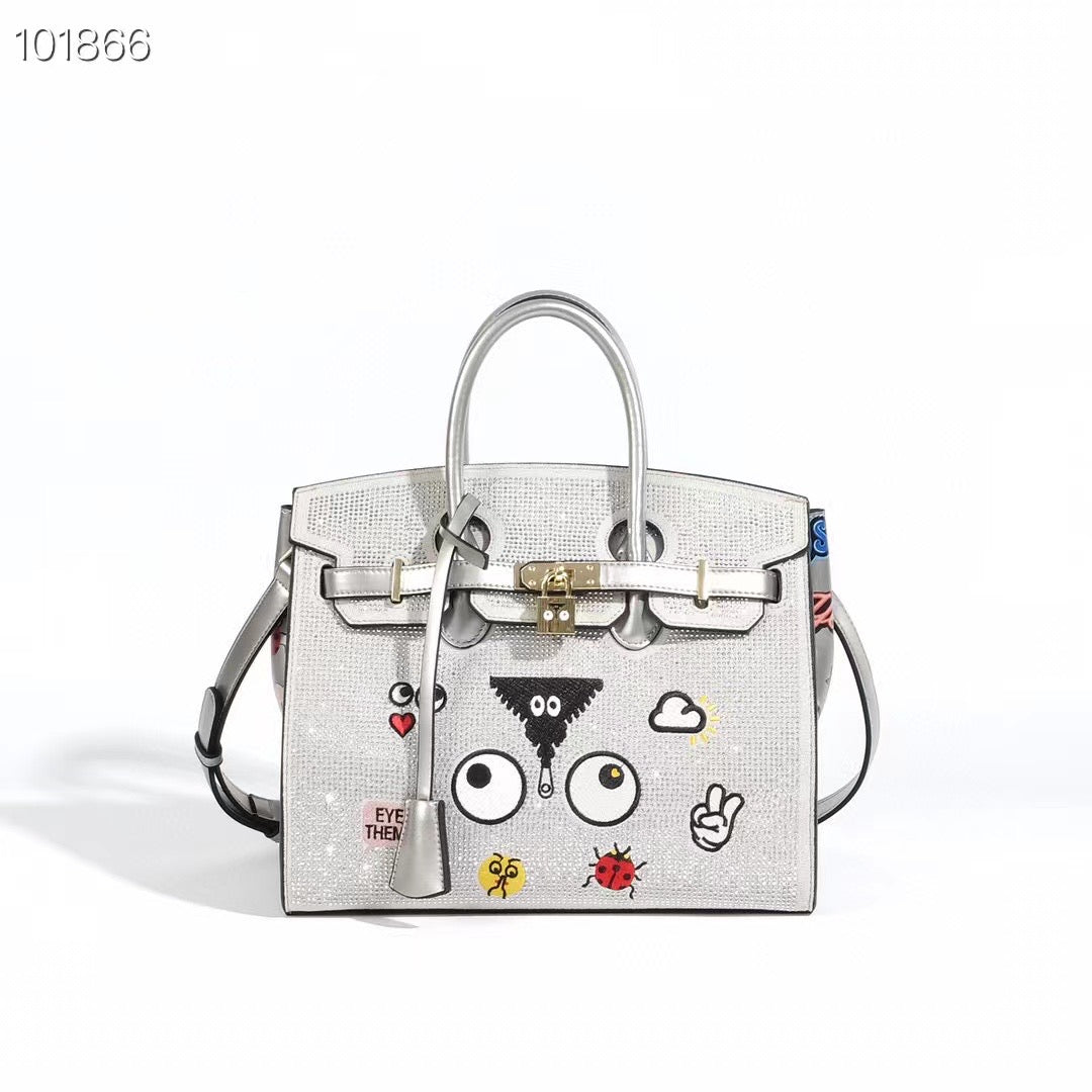 Bling Eye Buckle Tote