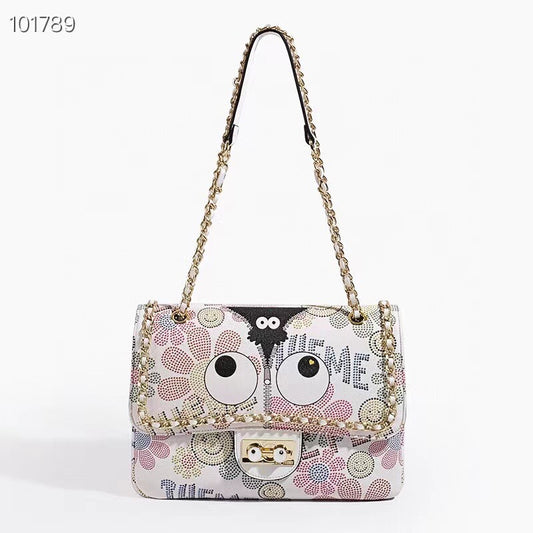 Retro Daisy Eye Messenger