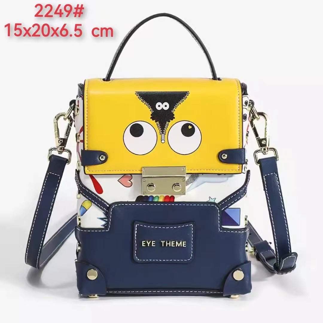 Minion Crossbody Box Bag With Flap