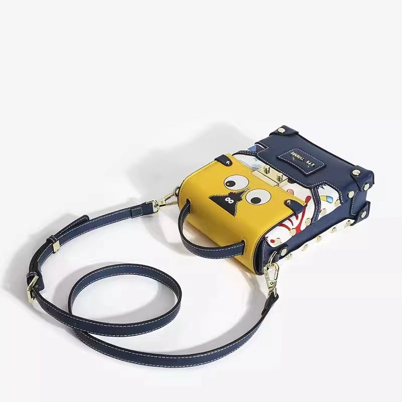 Minion Crossbody Box Bag With Flap