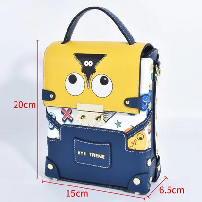 Minion Crossbody Box Bag With Flap