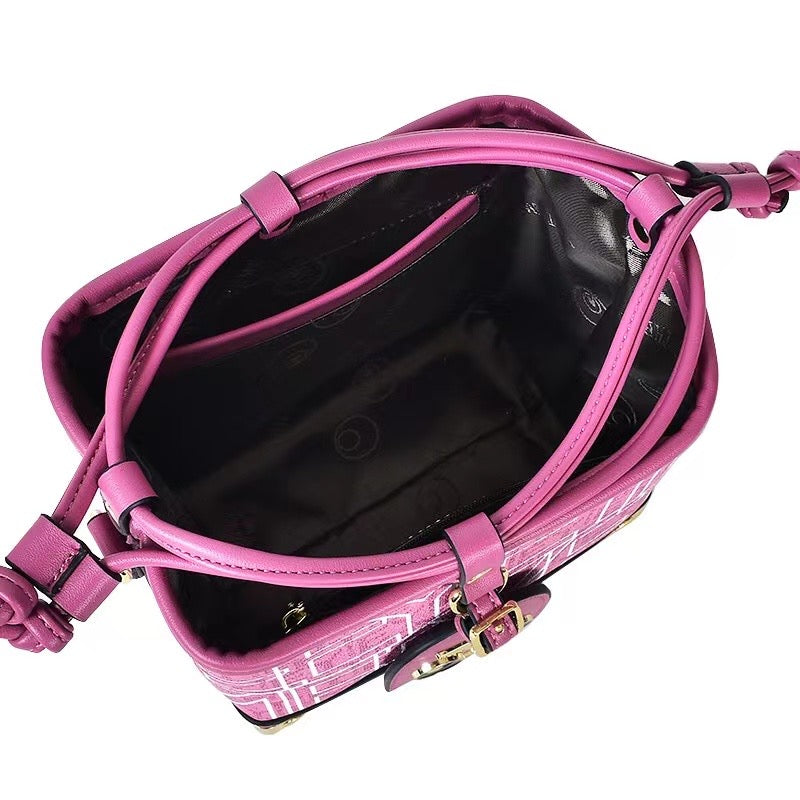 Pink Bear Bucket Bag