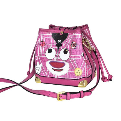 Pink Bear Bucket Bag