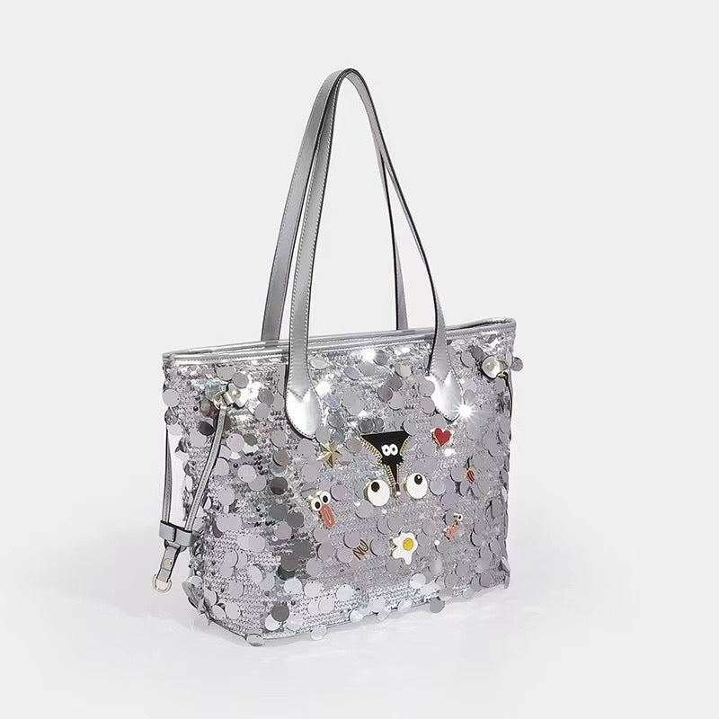 Sequin Eye Tote