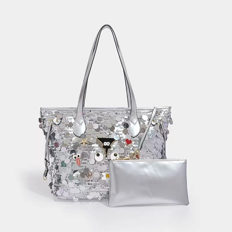 Sequin Eye Tote