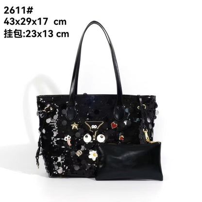 Sequin Eye Tote