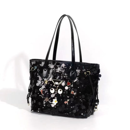 Sequin Eye Tote