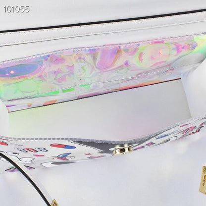 Buckle Iridescent Eye Crossbody Bag