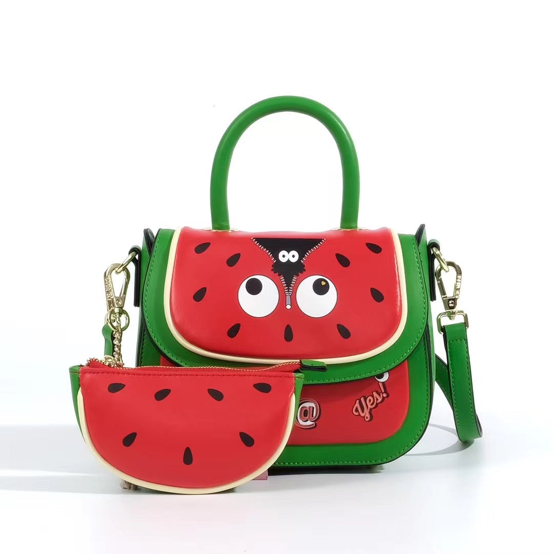 Watermelon Eye Bag With Purse