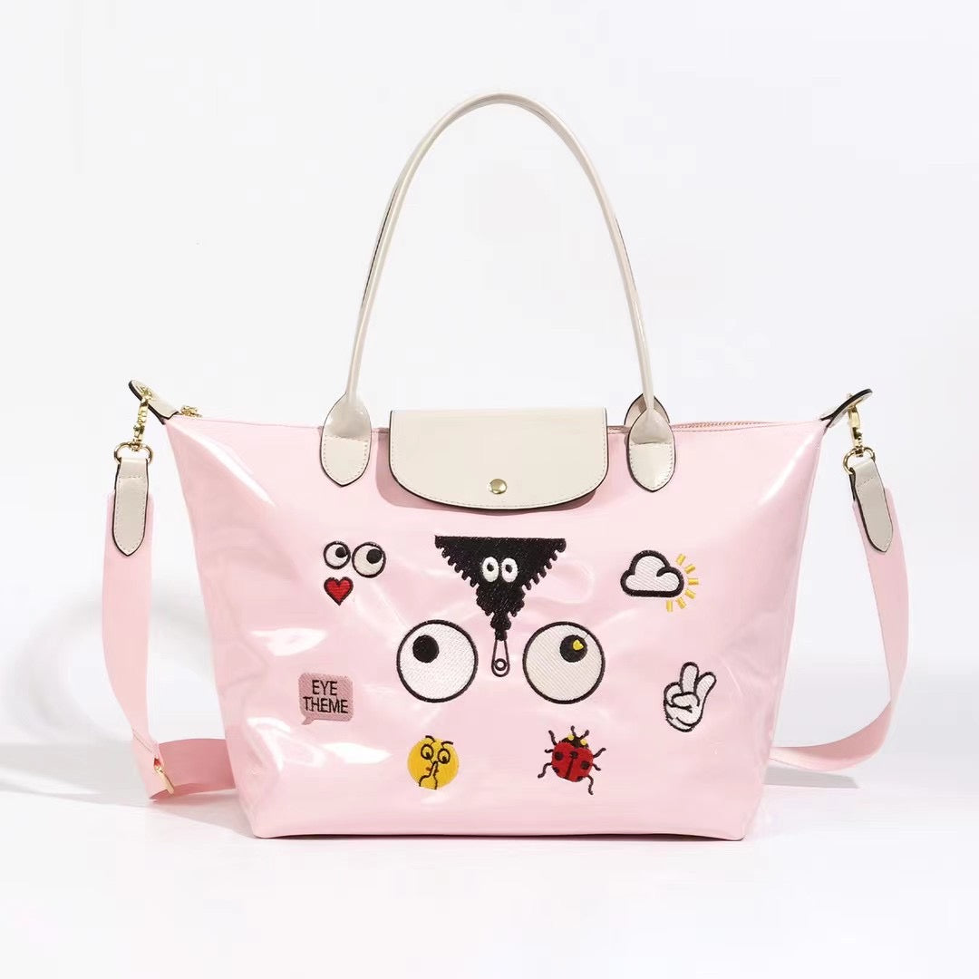 2 in 1 Glossy Eye Tote