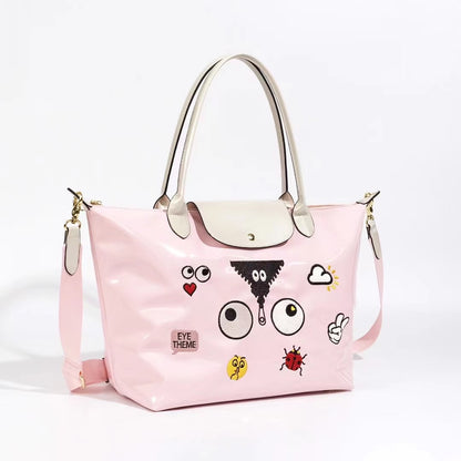 2 in 1 Glossy Eye Tote