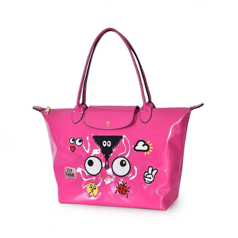 2 in 1 Glossy Eye Tote