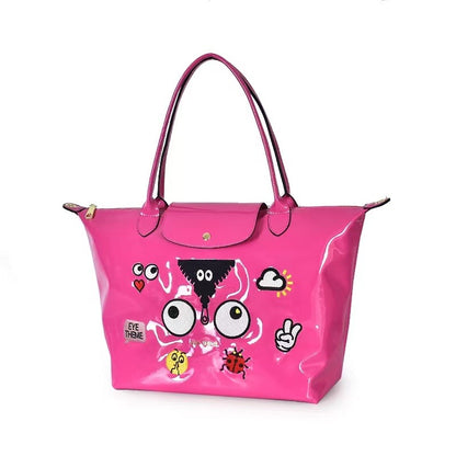 2 in 1 Glossy Eye Tote