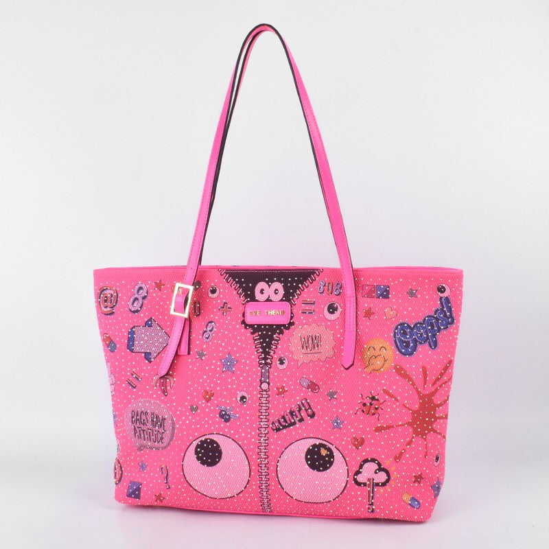 3 in 1 Neon Eye Tote