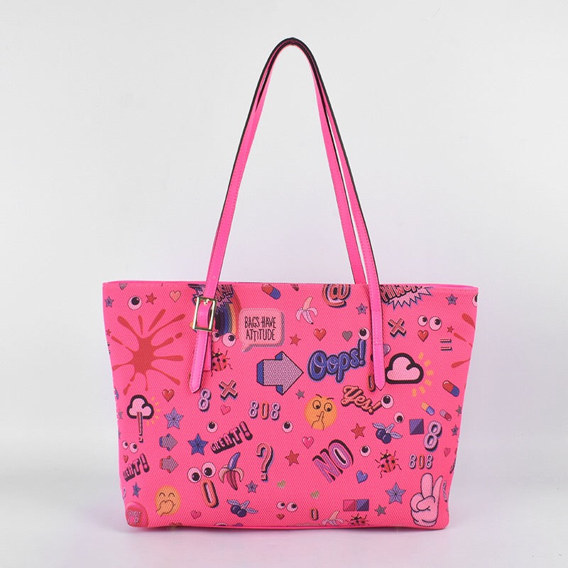 3 in 1 Neon Eye Tote