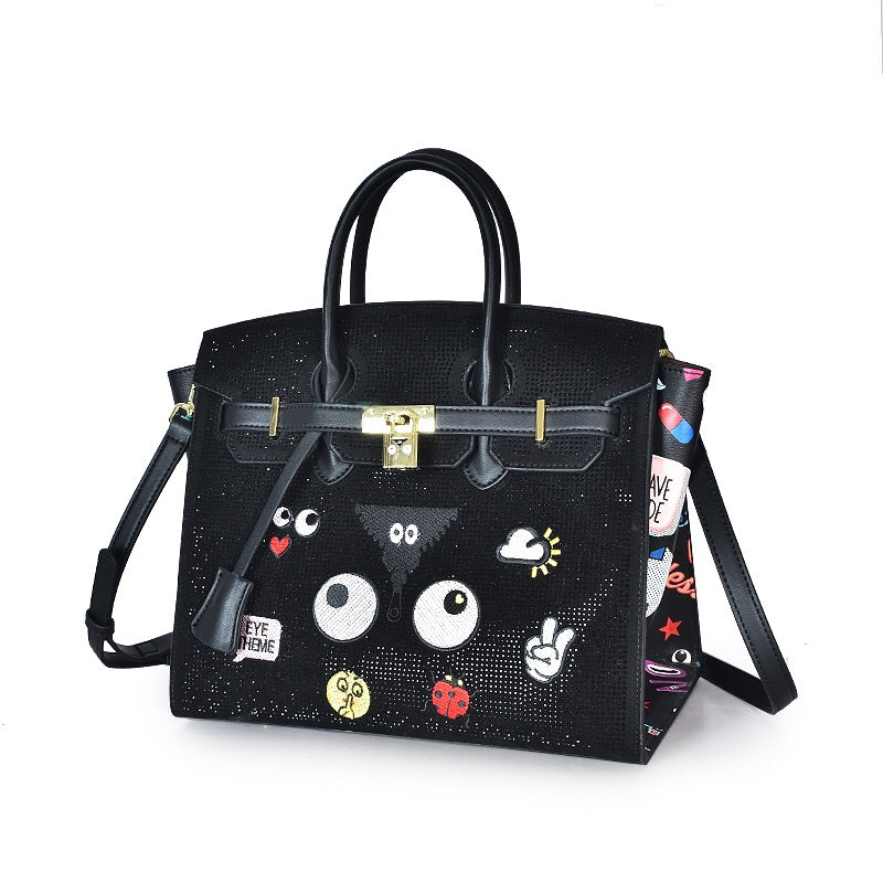 Bling Eye Buckle Tote